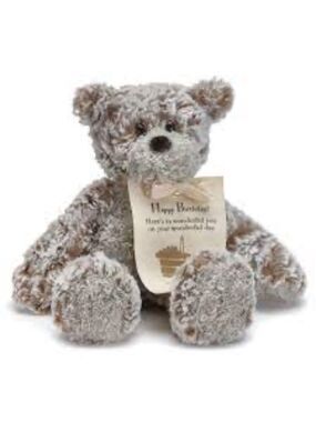 DEMDACO Mini Giving Bear 8.5"- Happy Birthday